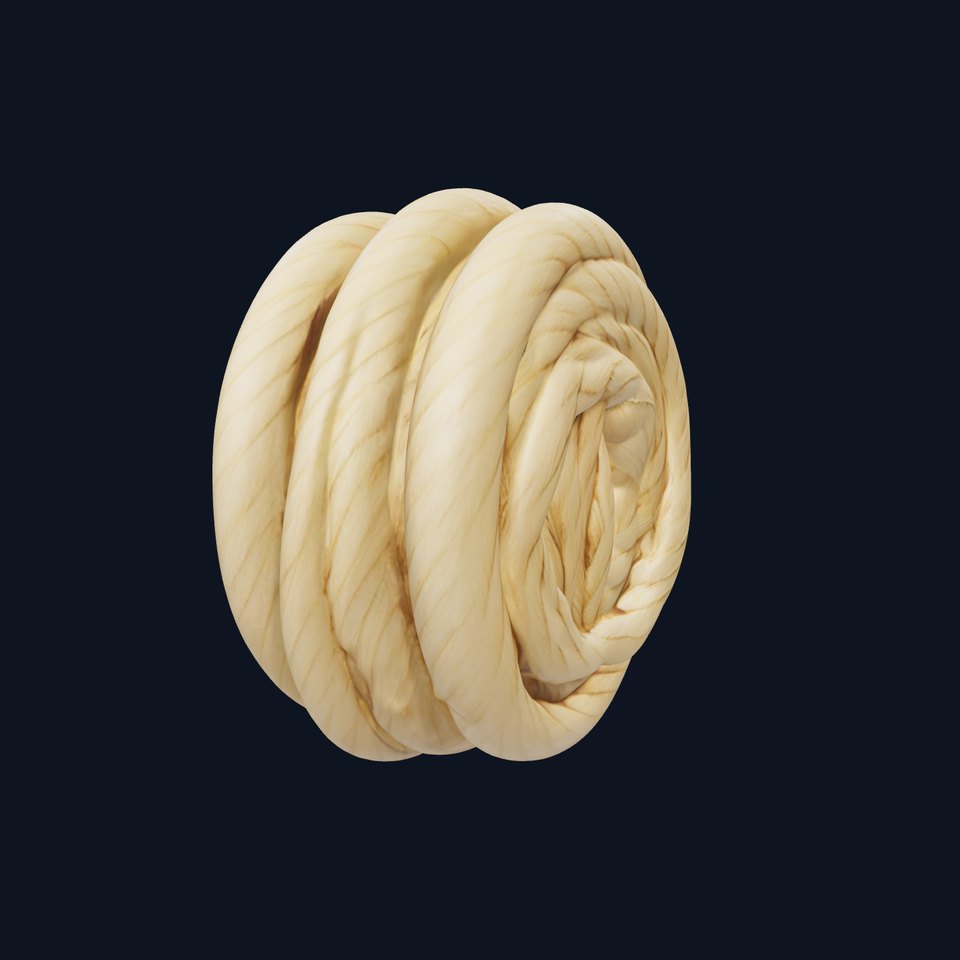 Rope Coil D Model Pack for Realistic Scenes